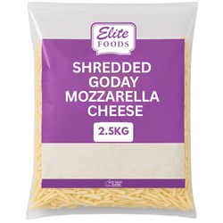 Cheese Shredded Mozzarella Goday 2.5kg 