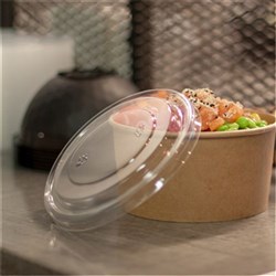 Lid PET to Suit Salad Bowl 16-32oz 300/ctn