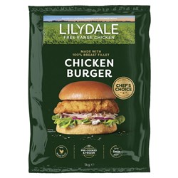 Chicken Burger Crumbed Free Range 1kg 90-125gm