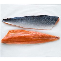 Fresh Atlantic Salmon Fillets Skin & Scale On 