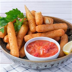 Mozzarella Sticks Beer Battered 1kg 