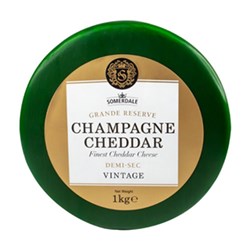 Cheese Champagne Cheddar Wheel 1KG 
