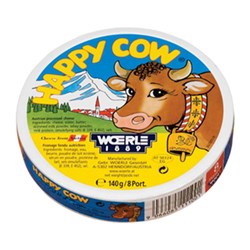 Cheese Processed Happy Cow Wheel 140gm 
