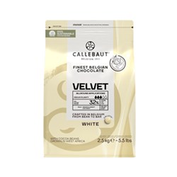 Chocolate Velvet White Callets 32% 2.5KG 