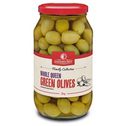 Olives Whole Queen Green  1.9Kg 