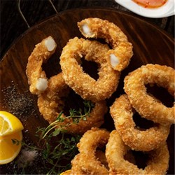 Squid Rings Panko Crumb 4KG Hand Cut