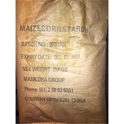 Cornstarch (Maize) 25kg Gluten Free 
