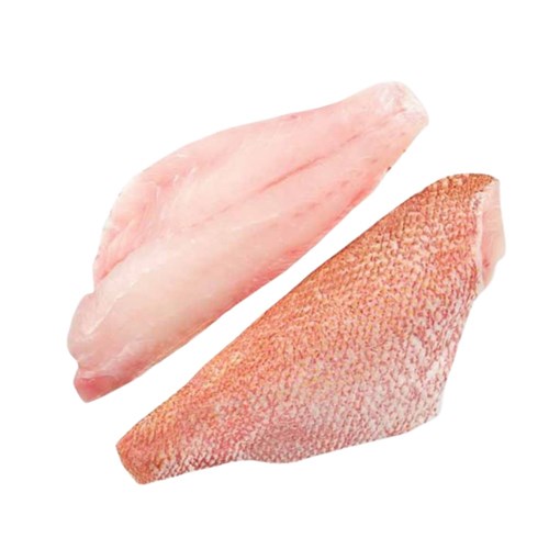 Fresh Pink Snapper Fillets Skin On 