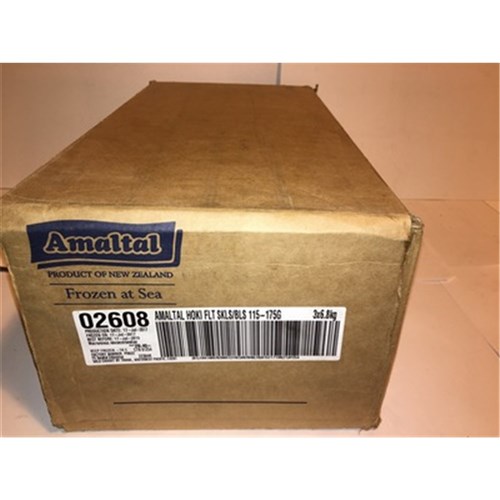 Hoki Fillet S/Less 4/6oz  Premium 3x6.8kg  