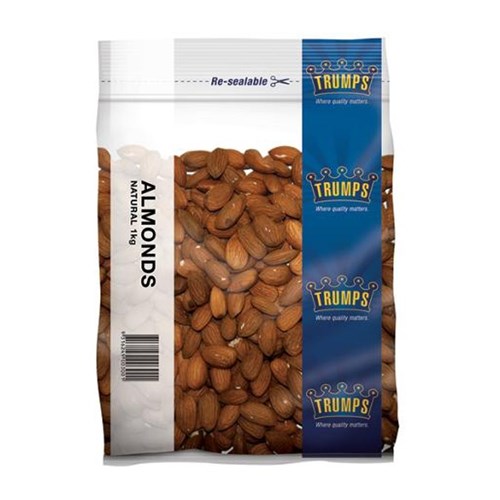 Almond Whole 1kg  Natural Kernel