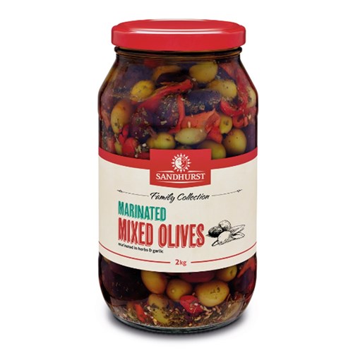 Olives Mixed Marinated 2kg  