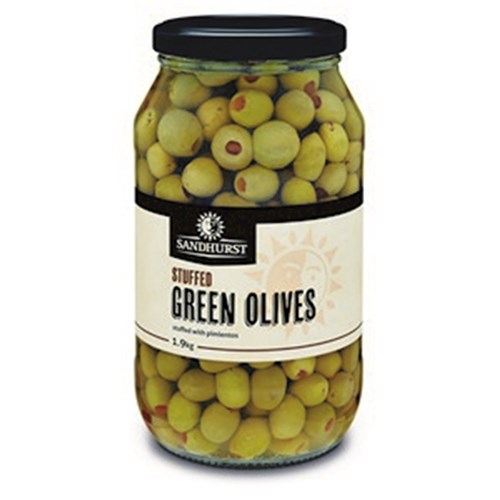 Olives Green Whole Stuffed 2kg 