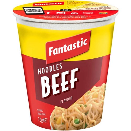 Noodle Cup Beef 12x70g 