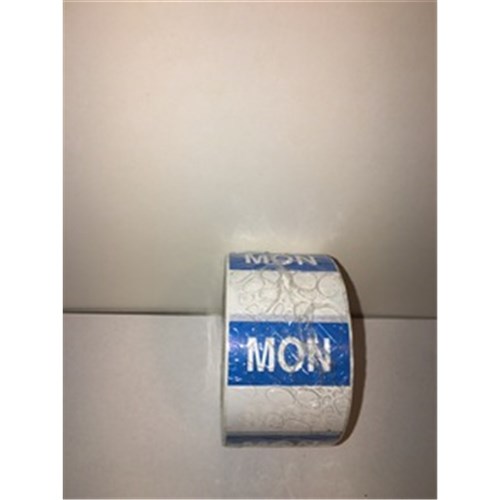 Labels 25mm - Monday 