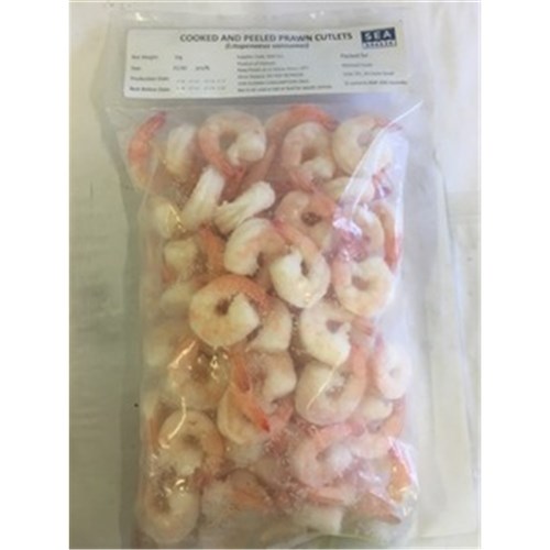 Prawn Cutlets 31/40 Cooked 1kg Vannamei