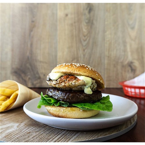 Burger Beef Par Cooked 45x180g  