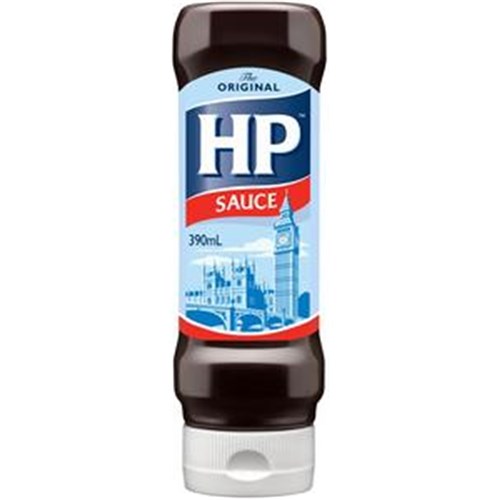 HP BBQ Sauce Top Down 390ml 