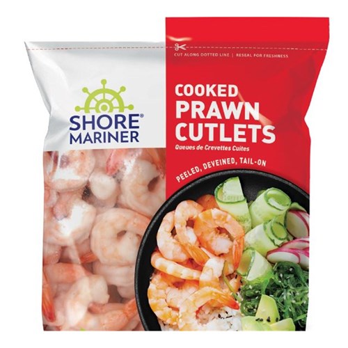 Prawn Cutlets 21/25 Cooked 1kg  Vannamei