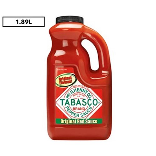 Tabasco Red Pepper Sauce 1.89L 