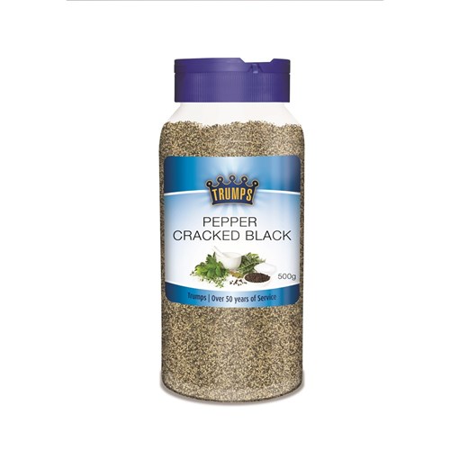 Pepper Black Cracked Fine 500g 