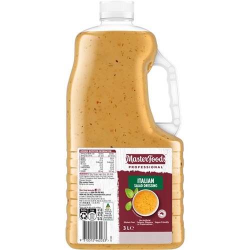 Dressing Italian 3L Gluten Free & Vegan