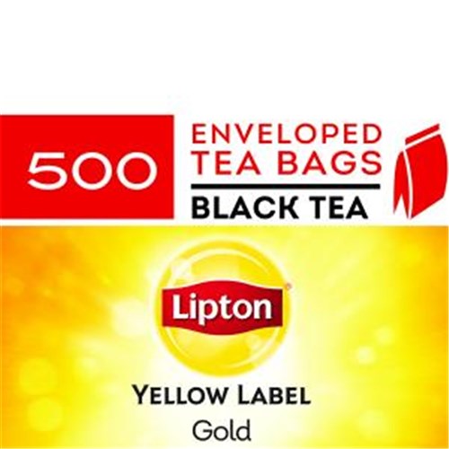 Tea Bags Yellow Label Gold Env 500's   
