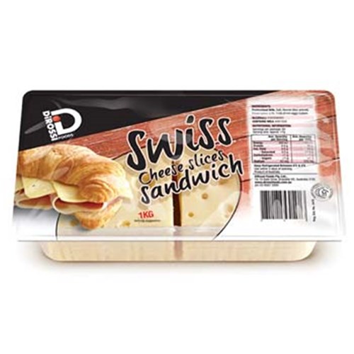 Swiss Cheese Slices 1kg 