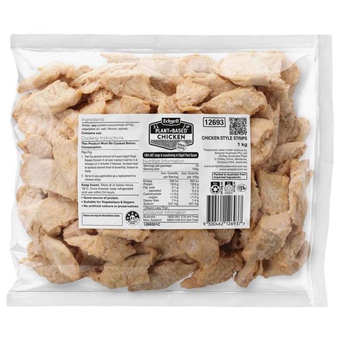 100% Not Chicken Strips 1kg  Vegan