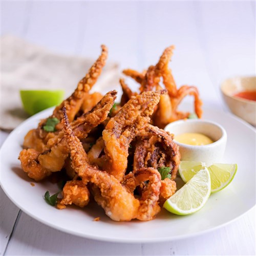 Crispy Squid Tentacles 1kg Marinated