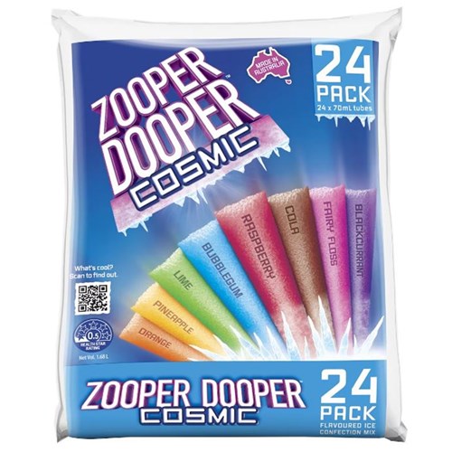 Zooper Dooper Water Ice 24x70ml(6)  