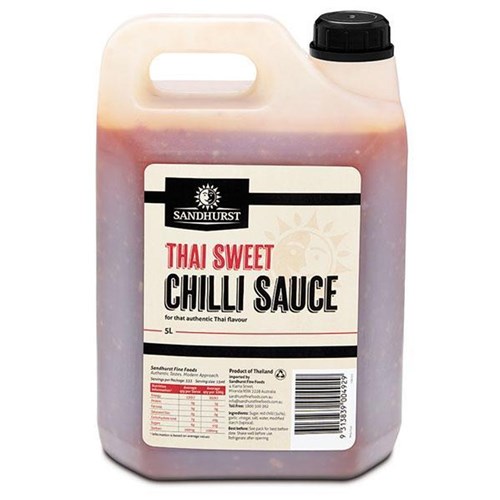 Sweet Thai Chilli Sauce 5L Gluten Free
