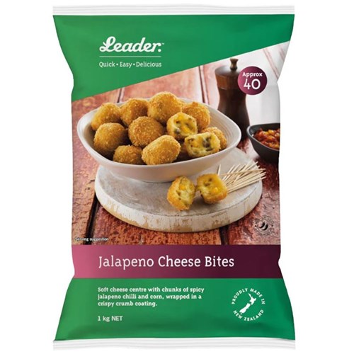 Jalapeno Cheese Bites 1kg  40x25g