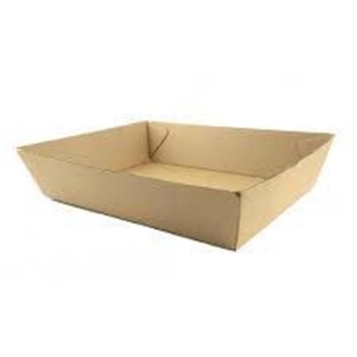 Tray Food Size #3  300/Ctn 180 x 134 x 45mm Kraft