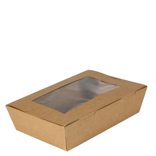 Lunch Box Window Large Kraft 200/ctn