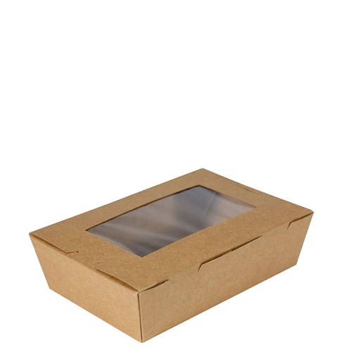 Lunch Box Window Medium Kraft 200/ctn