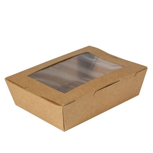 Lunch Box Window Small Kraft 200/ctn