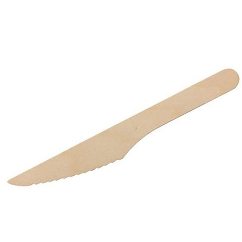 Wooden Knife Cutlery 165mm 1000/ctn