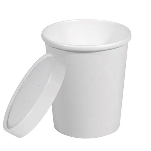 Cup Soup & Lid 32oz Heavyboard 