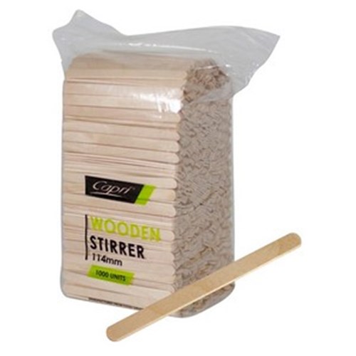Drink Stirrer Wooden 114mm 1000