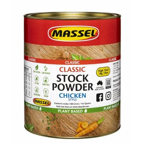 Stock Chicken Style 2.5kg Gluten Free/Vegan/Halal