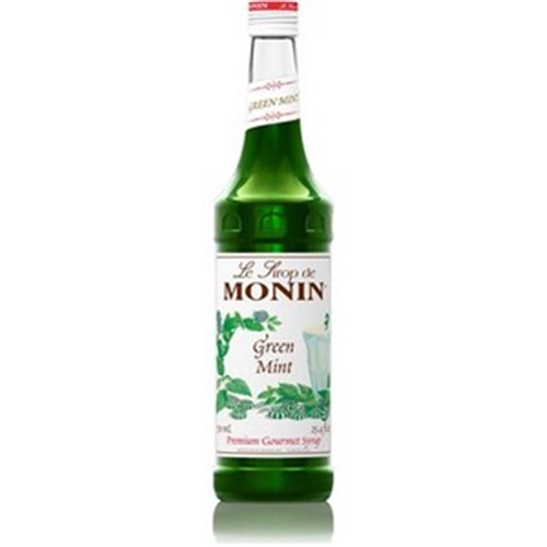 Syrup Green Mint 700ml Glass Bottle