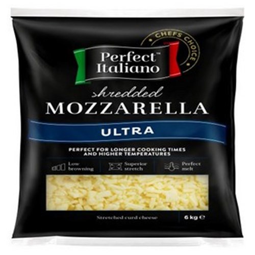 Mozzarella Ultra 6kg Pizza Cheese