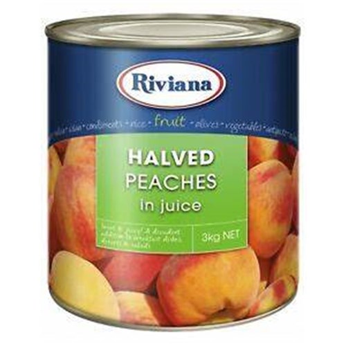 Peach Halves 3kg In Natural Juice
