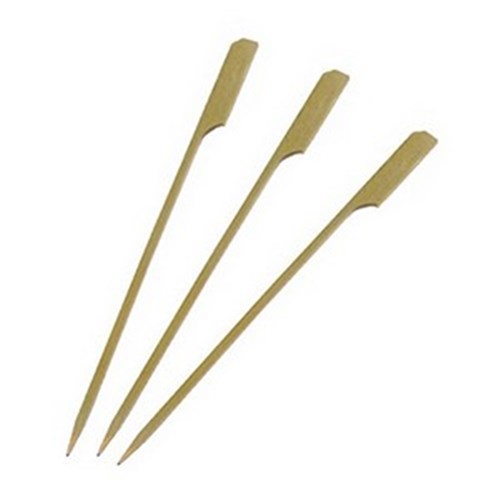 Skewers Bamboo Boat Oar 12cm Hamburger Skewers 100/pkt
