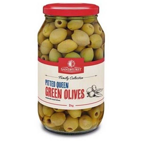 Olives Green Pitted Queen 2kg 