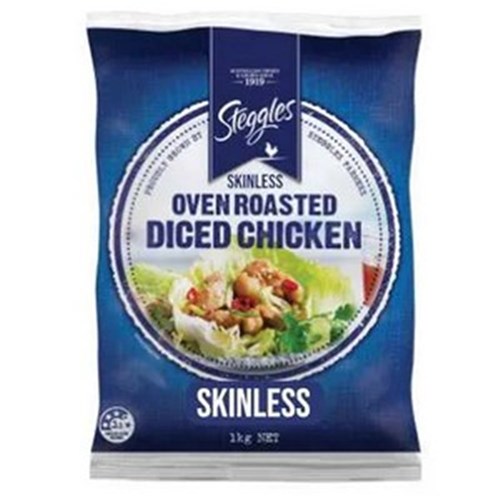 Chicken Diced Skinless 1kg Oven Roasted