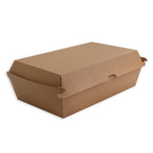 Fish Box Large Flute Kraft 100/ctn (140x240x85mm)