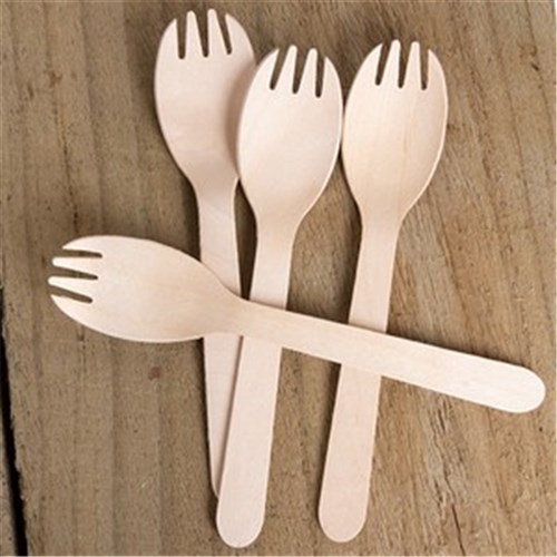 Wooden Spork 160mm 1000 