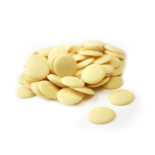 Chocolate White Buttons 1kg  