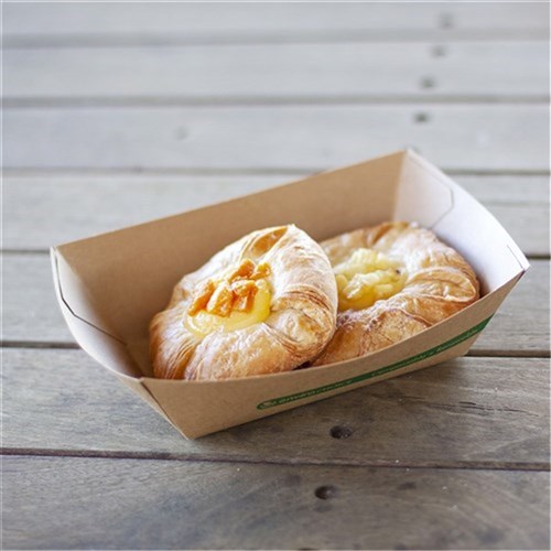 Tray Food PLA Kraft No. 3 500/ctn